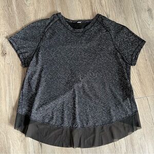 lululemon athletica Short Sleeve Top with Sheer Hem